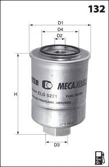 MECAFILTER ELG5359 Топливный фильтр