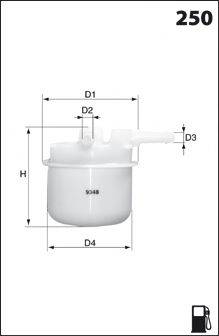 MECAFILTER ELE3583 Топливный фильтр