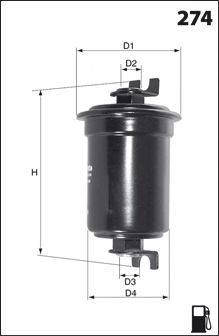 MECAFILTER ELE6079 Топливный фильтр