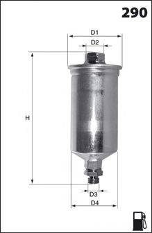 MECAFILTER ELE6096 Топливный фильтр