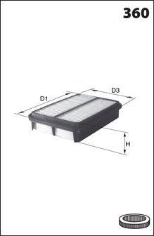 MECAFILTER ELP9229 Воздушный фильтр