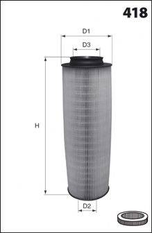 MECAFILTER EL9322 Воздушный фильтр