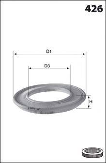 MECAFILTER EL3329 Воздушный фильтр