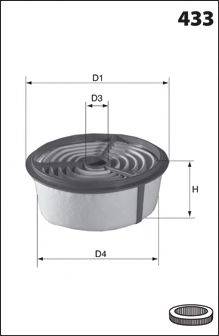 MECAFILTER EL3762 Воздушный фильтр