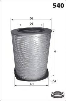 MECAFILTER FA3137 Воздушный фильтр