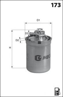 MECAFILTER ELG5330 Топливный фильтр