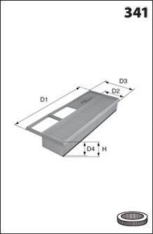 MECAFILTER 215A Воздушный фильтр