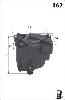 MECAFILTER ELG5297 Топливный фильтр