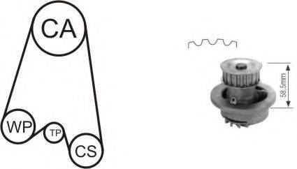 AIRTEX WPK116401 Водяной насос + комплект зубчатого ремня