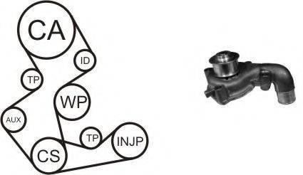 AIRTEX WPK156201 Водяной насос + комплект зубчатого ремня