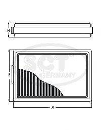 SCT GERMANY ST6005 Топливный фильтр