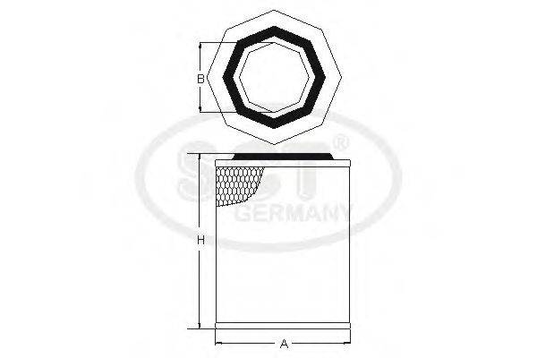 SCT GERMANY SB640 Воздушный фильтр