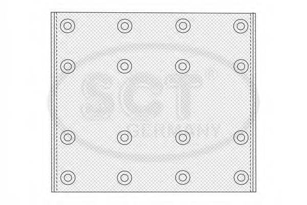 SCT GERMANY SN19932 Комплект тормозных башмаков, барабанные тормоза