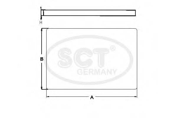 SCT GERMANY SA1169 Фильтр, воздух во внутренном пространстве