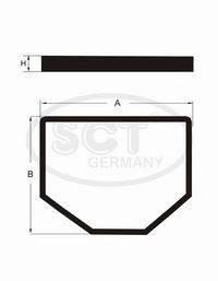 SCT GERMANY SAK266 Фильтр, воздух во внутренном пространстве