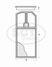 SCT GERMANY SB2281 Воздушный фильтр