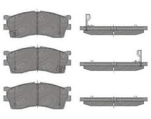 SCT GERMANY SP441PR Комплект тормозных колодок, дисковый тормоз