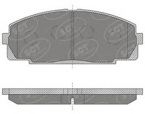 SCT GERMANY SP618PR Комплект тормозных колодок, дисковый тормоз