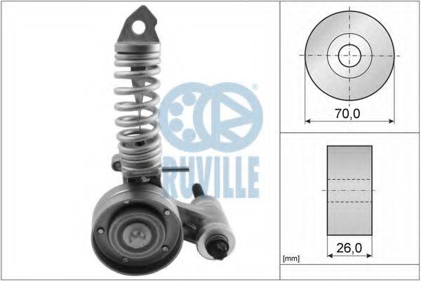 RUVILLE 55345 Натяжная планка, поликлиновой ремень