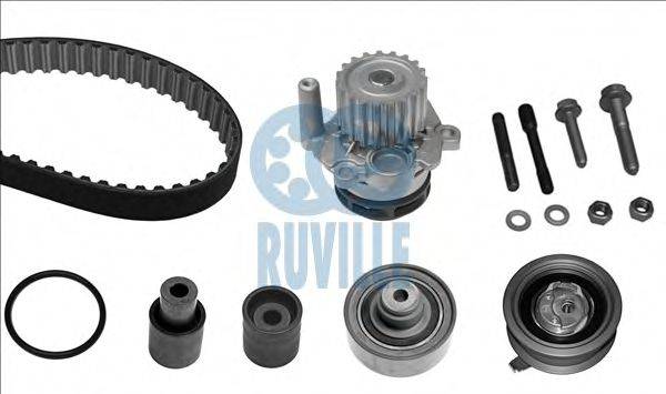 RUVILLE 55491701 Водяной насос + комплект зубчатого ремня