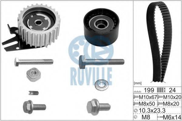 RUVILLE 5603671 Комплект ремня ГРМ