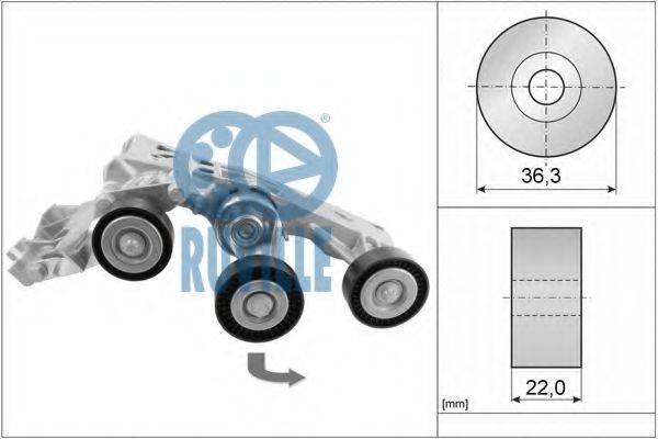 RUVILLE 55183 Натяжитель ремня, клиновой зубча