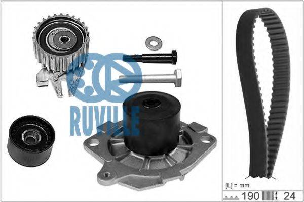 RUVILLE 56036751 Водяной насос + комплект зубчатого ремня