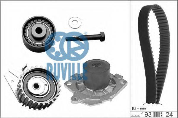 RUVILLE 56036761 Водяной насос + комплект зубчатого ремня