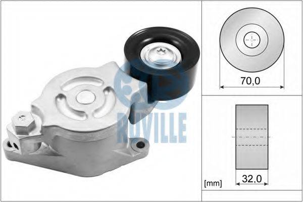 RUVILLE 57084 Натяжная планка, поликлиновой ремень