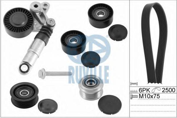 RUVILLE 5635884 Поликлиновой ременный комплект