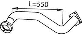 DINEX 21163 Труба выхлопного газа