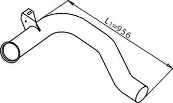 DINEX 22159 Труба выхлопного газа