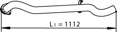 DINEX 74510 Труба выхлопного газа