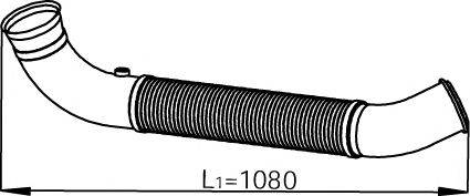 DINEX 68505 Труба выхлопного газа