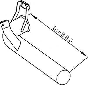 DINEX 68761 Труба выхлопного газа