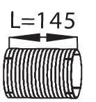 DINEX 68703 Гофрированная труба, выхлопная система