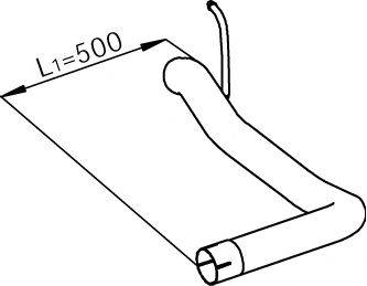 DINEX 29624 Труба выхлопного газа