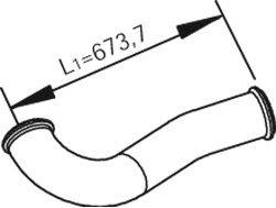 DINEX 81681 Труба выхлопного газа