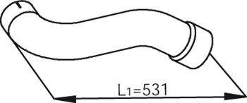 DINEX 54203 Труба выхлопного газа