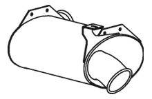 DINEX 21479 Глушитель выхлопных газов конечный