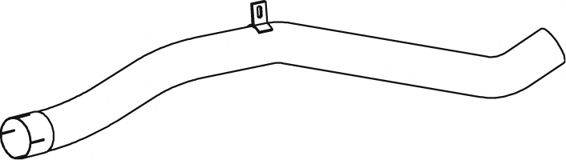 DINEX 28517 Труба выхлопного газа