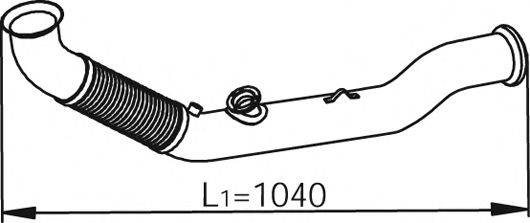 DINEX 66140 Труба выхлопного газа