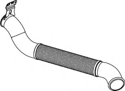 DINEX 68523 Труба выхлопного газа