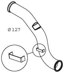 DINEX 21279 Труба выхлопного газа