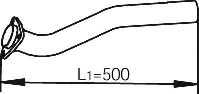DINEX 62115 Труба выхлопного газа