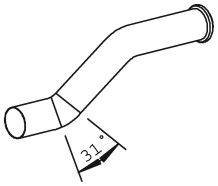 DINEX 81292 Труба выхлопного газа