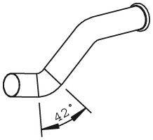 DINEX 81296 Труба выхлопного газа