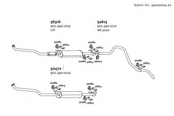 DINEX 35000002902 Система выпуска ОГ