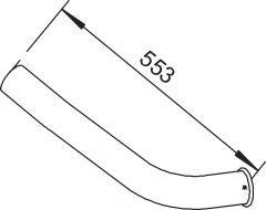 DINEX 64638 Труба выхлопного газа