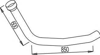 DINEX 68149 Труба выхлопного газа